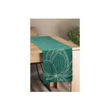  Blink12 bársony asztali futó Sötétzöld 35x180 cm lakástextília