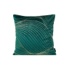  Blink18 bársony párnahuzat Sötét türkiz/világos arany 45x45 cm