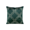  Blink30 bársony párnahuzat Sötétzöld/világos arany 45x45 cm