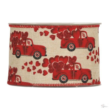 Bloomi Szalag autós sziveskés textil 63mmx10m dekorációs kellék