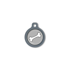 Blucky Bone Grey Dog Tag medium nyakörv, póráz, hám kutyáknak