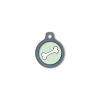 Blucky Bone Pastel Green Dog Tag medium