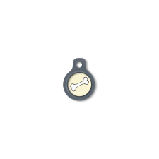 Blucky Bone Pastel Yellow Dog Tag small nyakörv, póráz, hám kutyáknak