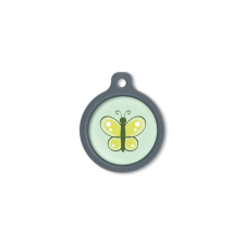 Blucky Butterfly Lime Green Dog Tag large nyakörv, póráz, hám kutyáknak