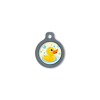 Blucky Ducky Pastel Yellow Dog Tag medium