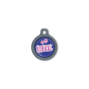 Blucky Graffiti Dark Blue Dog Tag medium