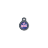 Blucky Graffiti Dark Blue Dog Tag small
