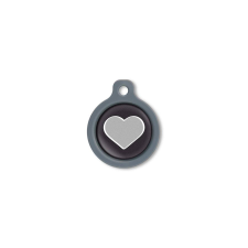 Blucky Heart Black Dog Tag medium nyakörv, póráz, hám kutyáknak