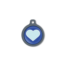 Blucky Heart Dark Blue Dog Tag large nyakörv, póráz, hám kutyáknak