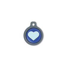 Blucky Heart Dark Blue Dog Tag medium nyakörv, póráz, hám kutyáknak