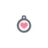 Blucky Heart Rose Dog Tag medium