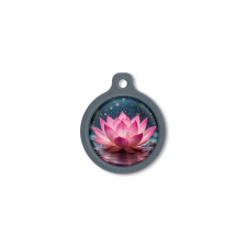 Blucky Lotus Dark PInk Dog Tag large nyakörv, póráz, hám kutyáknak