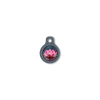 Blucky Lotus Dark PInk Dog Tag small