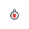 Blucky Strawberry Rose Dog Tag medium