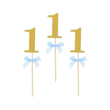  Blue 1st Birthday díszítő pálca 10 db-os party kellék