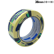 BLUE DOLPHIN festő- maszkoló szalag 38mm x 50m sárga 24db/karton ragasztószalag és takarófólia