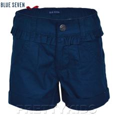 Blue Seven kék fodros short 18-24 hó (92 cm)