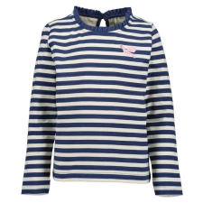 Blue Seven póló felső fodros csíkos 5-6 év (116 cm) gyerek póló