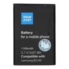Blue Star Samsung B2100 Blue Star Premium akkumulátor 1100mAh Li-Ion mobiltelefon, tablet alkatrész