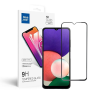 Blue Star Samsung Galaxy A22 5G Blue Star 5D teljes kijelzős, hajlított edzett üvegfólia fekete