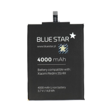 Blue Star Xiaomi Redmi 4X Blue Star akkumulátor 4000mAh Li-Ion BM47 mobiltelefon, tablet alkatrész