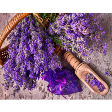  Blueback MAT Flori167 - Kosár levendulával tapéta, 300 x 200 cm tapéta, díszléc és más dekoráció