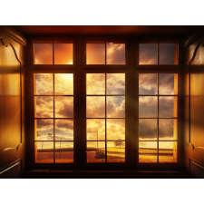  Blueback MAT fotótapéta, A világ az ablakon át, 250 x 200 cm tapéta, díszléc és más dekoráció