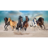  Blueback MAT, Fotótapéta Vágtató lovak porviharban, 350 x 200 cm