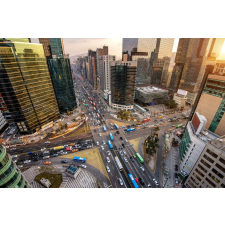  Blueback MAT fotótapéta, Város- Szöul, Dél-Korea, 300 x 200 cm tapéta, díszléc és más dekoráció