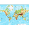  Blueback MAT Tapéta, Fizikai világtérkép, 250 x 200 cm