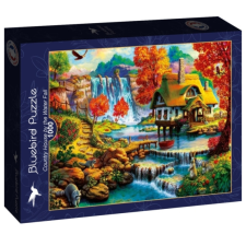 Bluebird 1000 db-os puzzle - Country House by the Water Fall (90583) puzzle, kirakós