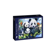 Bluebird 1000 db-os puzzle - Panda Family (90154) puzzle, kirakós