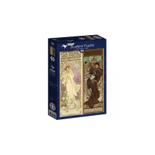 Bluebird 500 db-os puzzle - Alfons Mucha - Collage (60349) puzzle, kirakós