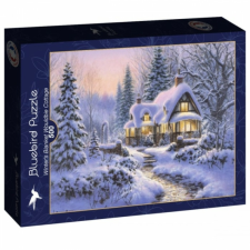Bluebird 500 db-os puzzle - Winter's Blanket Wouldbie Cottage (90109) puzzle, kirakós