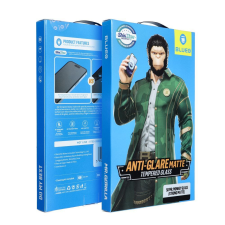 Blueo Apple iPhone 17 5D Mr. Monkey Glass edzett üveg - fekete (Strong Matte) mobiltelefon kellék