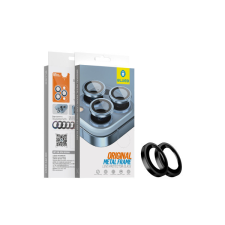 Blueo METAL HD KAMERAVÉDŐ ÜVEGFÓLIA IPHONE 17 6.3 FEKETE mobiltelefon kellék