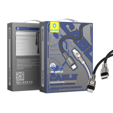 Blueo Mr.Gorilla PD Lightning 20W 1.2M Adatkábel - Fekete mobiltelefon kellék