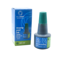 BLUERING bélyegzőfesték, 30 ml, zöld bélyegző