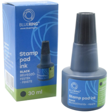 BLUERING Bélyegzőfesték 30ml, Bluering® Flower fekete bélyegző
