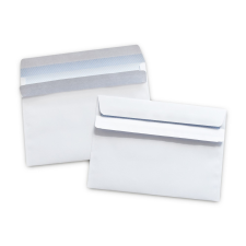 BLUERING Boríték LC/5 öntapadó bélésnyomott 162×229mm Bluering® fehér boríték