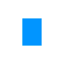 BLUERING Etikett címke, 210x297mm, 1 címke/lap kék Bluering® etikett