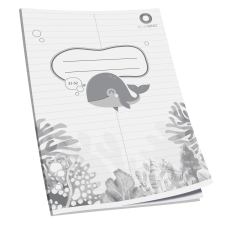 BLUERING Füzet A5, 32lap, szótár 31-32 Bálnás Bluering® füzet