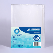 BLUERING Genotherm &#039;L&#039; A4, 85 micron narancsos Bluering® 100 db/csomag, irattartó