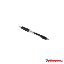 BLUERING Golyóstoll 0,7mm, gumírozott fekete átlátszó test, Bluering® R2, írásszín fekete toll
