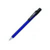 BLUERING Golyóstoll nyomógombos, gumírozott kék test, Bluering® X6, írásszín kék