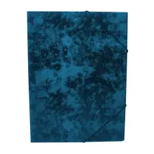 BLUERING Gumis mappa a4, festett prespán mintás karton bluering® kék mappa