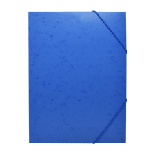 BLUERING Gumis mappa A4, festett prespán mintás karton Bluering® kék mappa