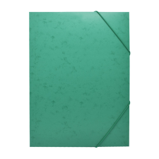 BLUERING Gumis mappa A4, festett prespán mintás karton zöld (JJ40984N) (JJ40984N) mappa