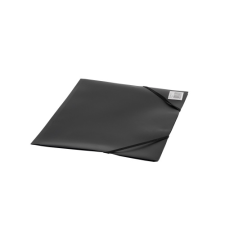 BLUERING Gumis mappa A4, műanyag Bluering® fekete mappa