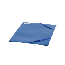 BLUERING Gumis mappa A4, műanyag Bluering® kék mappa